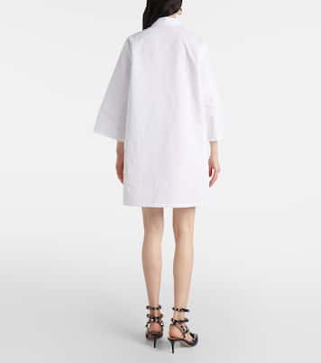 Cotton and linen minidress | Valentino
