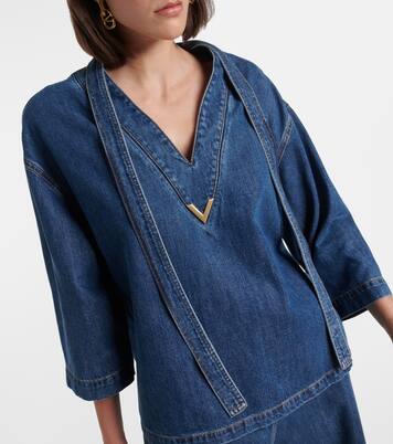 Cafetan VGold en jean | Valentino