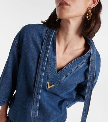 Cafetan VGold en jean | Valentino