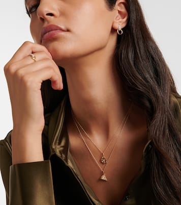 Take a Pizza My Heart 10kt gold necklace with ruby | Stone and Strand