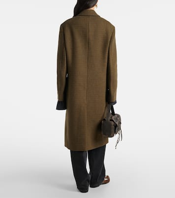 Abrigo cruzado de mezcla de lana | Acne Studios