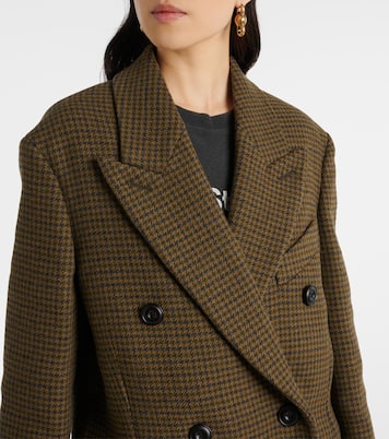 Abrigo cruzado de mezcla de lana | Acne Studios