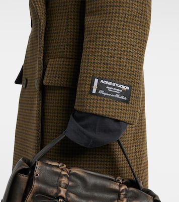 Abrigo cruzado de mezcla de lana | Acne Studios