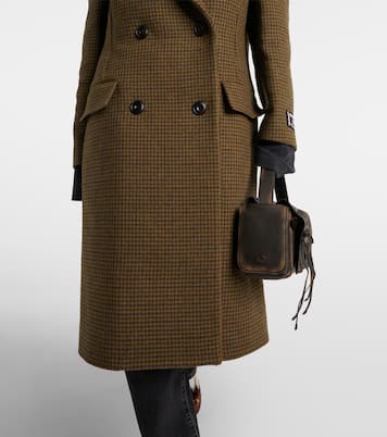 Abrigo cruzado de mezcla de lana | Acne Studios