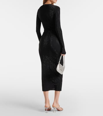 Crystal-embellished jersey maxi dress | Alex Perry