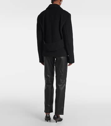 Cropped wool-blend peacoat | Toteme