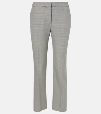 Pantaloni regular in lana a vita alta | McQueen