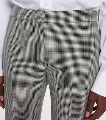 Pantaloni regular in lana a vita alta | McQueen