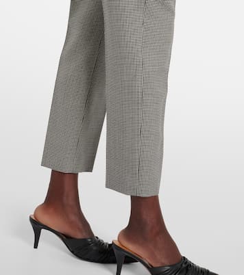 Pantaloni regular in lana a vita alta | McQueen