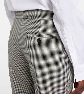Pantaloni regular in lana a vita alta | McQueen
