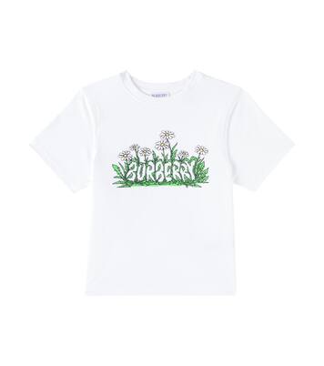 Camiseta de jersey de algodón estampada | Burberry Kids