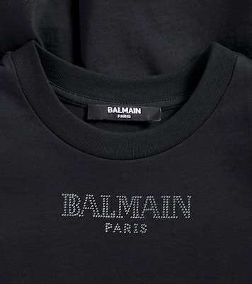 Kleid aus Baumwoll-Jersey | Balmain Kids