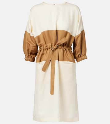 Pulloverkleid Vasto aus Leinen und Seide | Max Mara