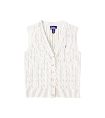 Chaleco trenzado de algodón | Polo Ralph Lauren Kids