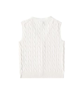 Chaleco trenzado de algodón | Polo Ralph Lauren Kids