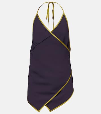 Top a portafoglio in crêpe di raso | Dries Van Noten