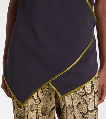 Top a portafoglio in crêpe di raso | Dries Van Noten