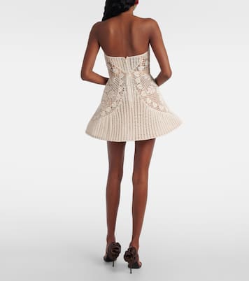 Vestido bustier en croché de algodón | Magda Butrym