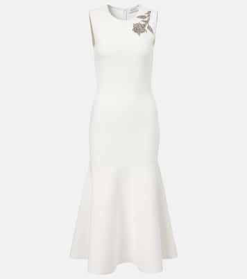 Abito midi con cristalli | McQueen