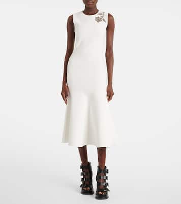 Abito midi con cristalli | McQueen
