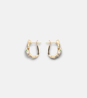 Boucles d'oreilles Serpentine en or 18 ct et diamants | Shay Jewelry