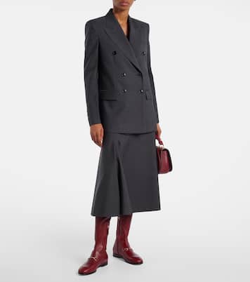 Midirock aus Wolle | Gucci