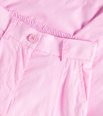 Pantaloni in popeline di cotone a pois | Monnalisa