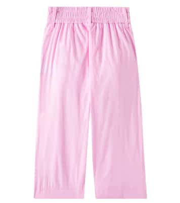 Pantaloni in popeline di cotone a pois | Monnalisa