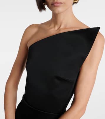 Robe aus Cady mit Tüll | David Koma