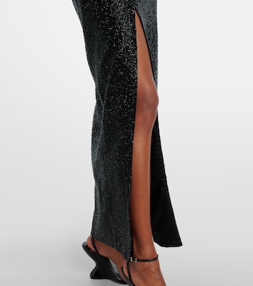 Mariposa embellished halterneck gown | Clio Peppiatt
