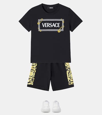 T-shirt en coton à logo | Versace Kids