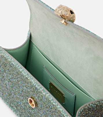 Serpenti Forever Mini suede tote bag | Bvlgari