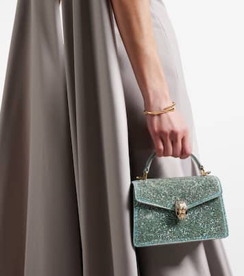 Serpenti Forever Mini suede tote bag | Bvlgari