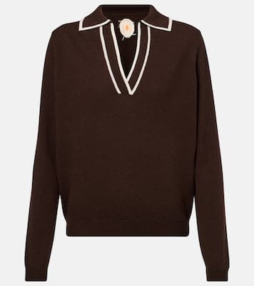 Wool and cashmere polo sweater | Jardin des Orangers