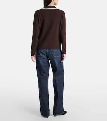 Wool and cashmere polo sweater | Jardin des Orangers