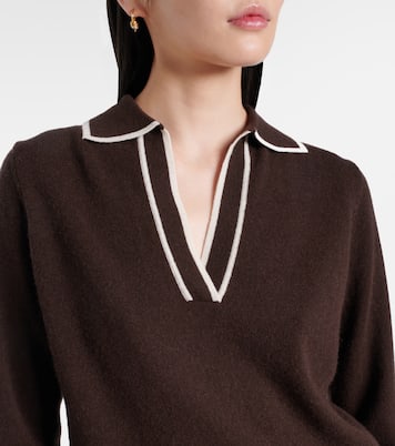 Wool and cashmere polo sweater | Jardin des Orangers