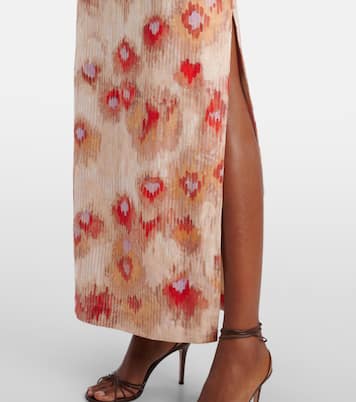 Bedrucktes Maxikleid Bettina aus Leinen | SIR