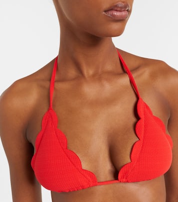 Top de bikini festoneado | Marysia