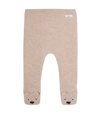 Baby Matsie knitted wool footed pants | Donsje