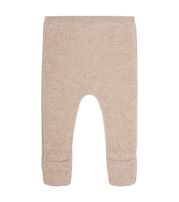 Baby Matsie knitted wool footed pants | Donsje
