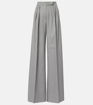 Weite Hose Baden aus Schurwolle | Max Mara