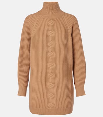 Alcazar wool and cashmere turtleneck sweater | Max Mara