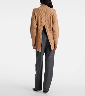 Alcazar wool and cashmere turtleneck sweater | Max Mara