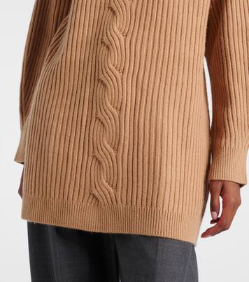 Alcazar wool and cashmere turtleneck sweater | Max Mara