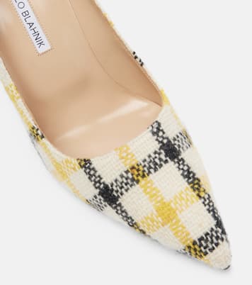 BB 90 plaid pumps | Manolo Blahnik