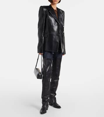 Clive 35 leather over-the-knee boots | Khaite