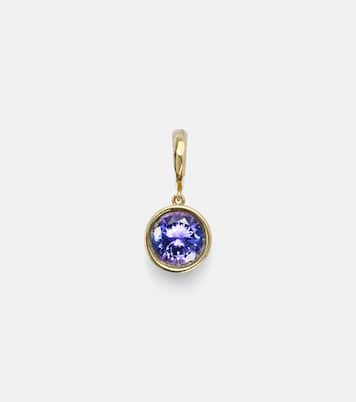 18kt gold pendant necklace with tanzanite | Octavia Elizabeth
