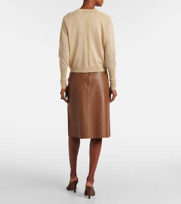 Tasse lamé cardigan | Joseph