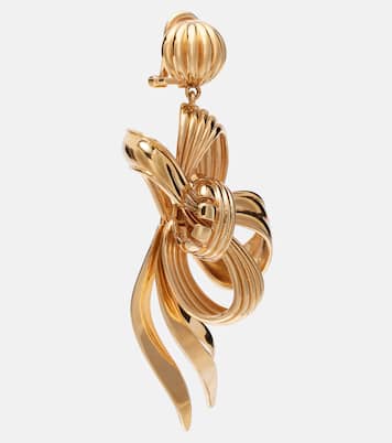 Bow-detail clip-on earrings | Miu Miu