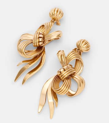 Bow-detail clip-on earrings | Miu Miu